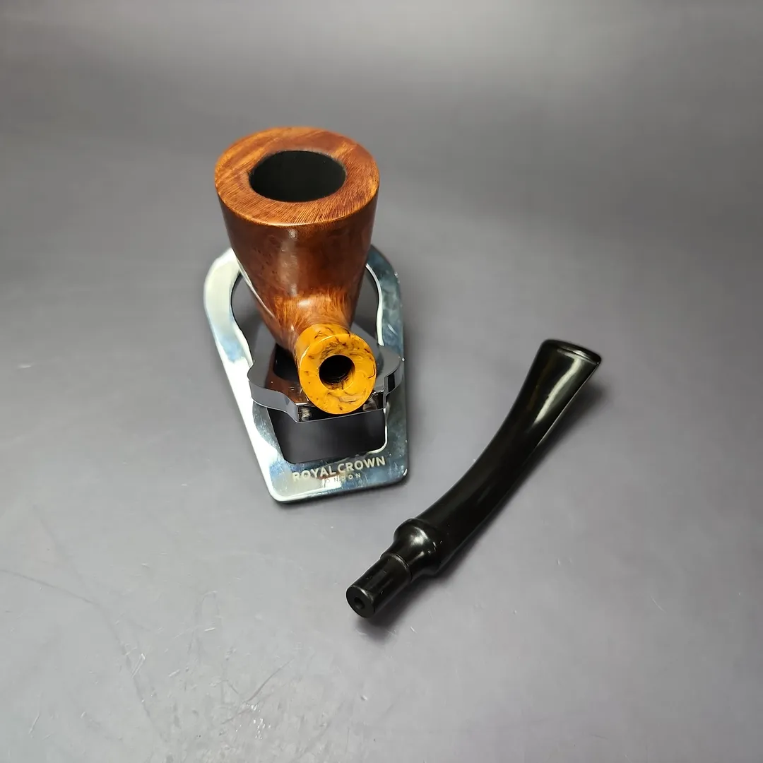 Hilson Unicorn 272 Smooth Dublin w/ Pipenite Estate Briar Pipe, Belgian Estates - Image 15