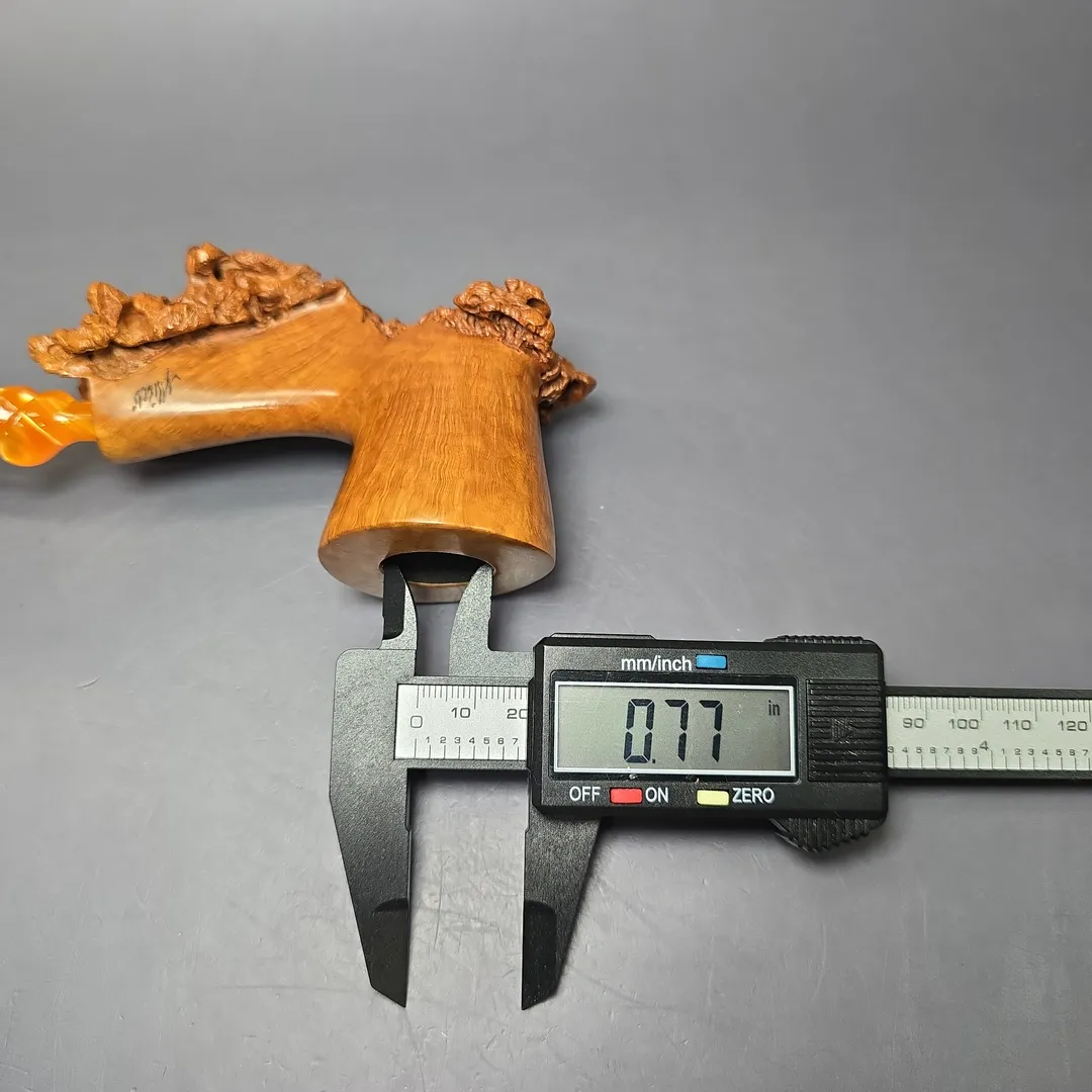 Micoli (Robert Burns) Special Selection XL Freehand Estate Briar Pipe, Unsmoked - Image 16