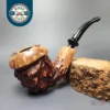 Nording Spruce Cone Partially Rusticated Freehand Estate Briar Pipe, Unsmoked