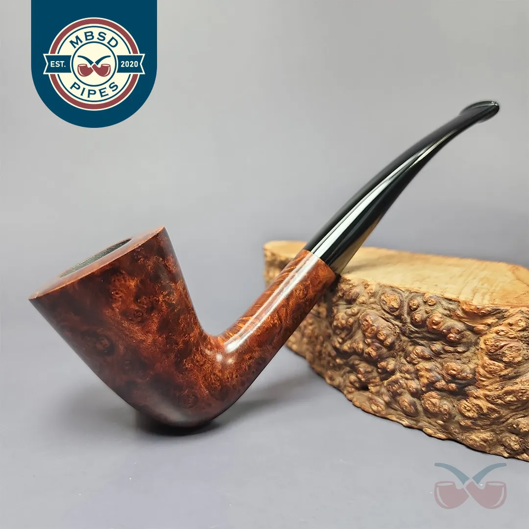 Bruno Nuttens Heritage H3 Smooth Dublin Estate Briar Pipe, Unsmoked