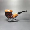 Nording Spruce Cone Partially Rusticated Freehand Estate Briar Pipe, Unsmoked - Image 2