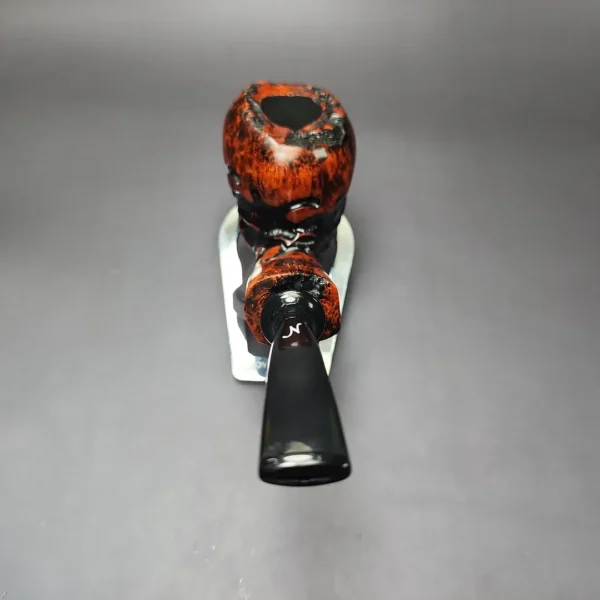 Nording Abstract Partially Rusticated Freehand Estate Briar Pipe, Unsmoked - Image 5