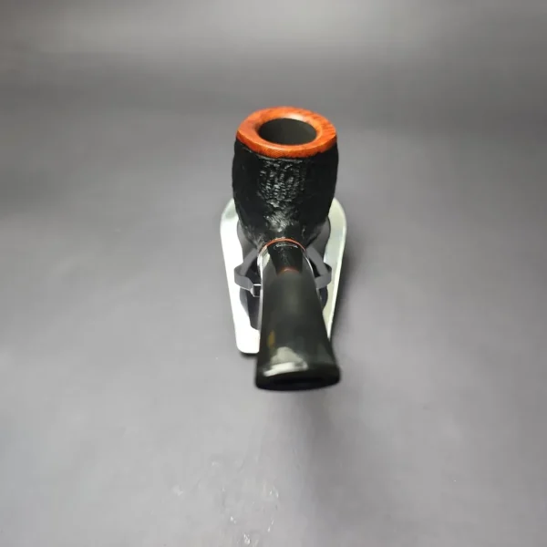 Torben Dansk Partially Rusticated Acorn Estate Briar Pipe, Unsmoked, 9mm - Image 5