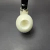 MBSD Meerschaum Silver Ballerina Reverse Calabash Block Meerschaum Pipe, New - Image 5