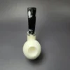 MBSD Meerschaum Silver Ballerina Reverse Calabash Block Meerschaum Pipe, New - Image 7