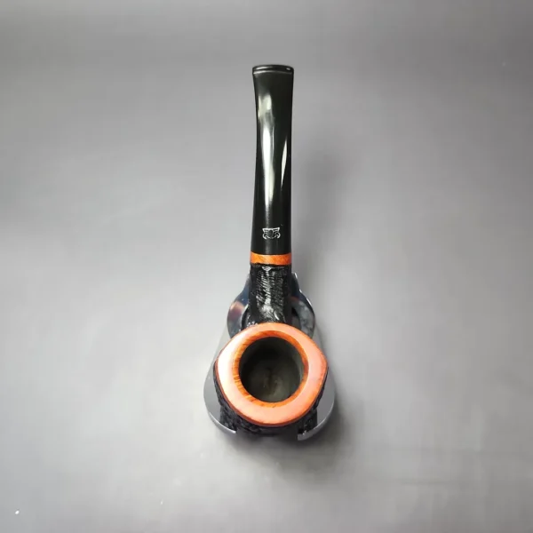 Torben Dansk Partially Rusticated Acorn Estate Briar Pipe, Unsmoked, 9mm - Image 8