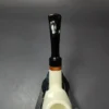 MBSD Meerschaum Deluxe Premier Smooth Swan w/ Ebonite Block Meerschaum Pipe, Briar-Mortise - Image 8