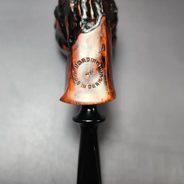 Nording Abstract Partially Rusticated Freehand Estate Briar Pipe, Unsmoked - Image 9