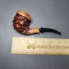 Nording Spruce Cone Partially Rusticated Freehand Estate Briar Pipe, Unsmoked - Image 10