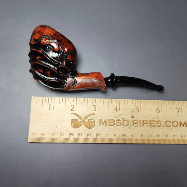 Nording Abstract Partially Rusticated Freehand Estate Briar Pipe, Unsmoked - Image 10