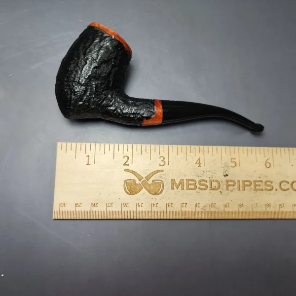Torben Dansk Partially Rusticated Acorn Estate Briar Pipe, Unsmoked, 9mm - Image 10