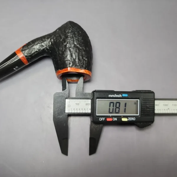 Torben Dansk Partially Rusticated Acorn Estate Briar Pipe, Unsmoked, 9mm - Image 11