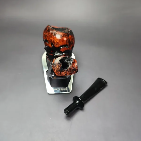 Nording Abstract Partially Rusticated Freehand Estate Briar Pipe, Unsmoked - Image 12