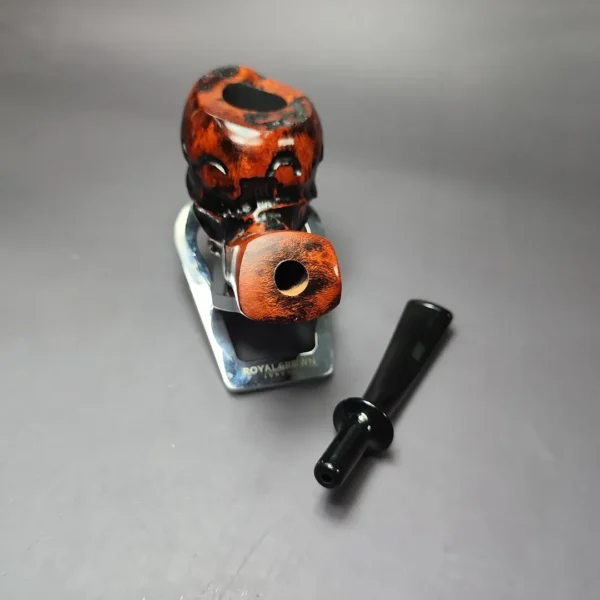 Nording Abstract Partially Rusticated Freehand Estate Briar Pipe, Unsmoked - Image 12