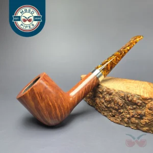 Ardor Giove Smooth Billiard w/ Silver Estate Briar Pipe, Unsmoked