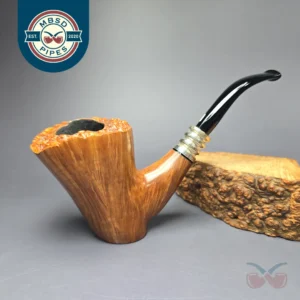Castello Collection Great Line KK Smooth Cherrywood w/ Silver Estate Briar Pipe, Italian Estates