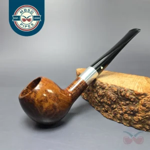 Kaywoodie Pre-1977 Signet Smooth Apple w/ Aluminum Estate Briar Pipe, Unsmoked