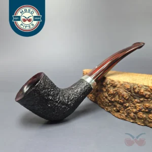 Dunhill 2020 Shell Briar 3421 Sandblasted Zulu w/ Silver Estate Briar Pipe, Unsmoked