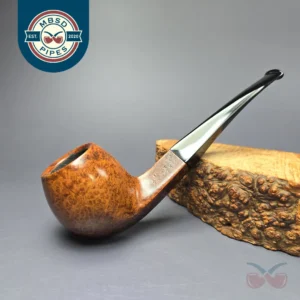WO Larsen Super Smooth Diamond Shank Apple Estate Briar Pipe, Danish Estates