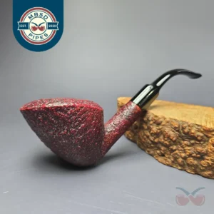 WO Larsen Super Sandblasted Dublin Estate Briar Pipe, Danish Estates