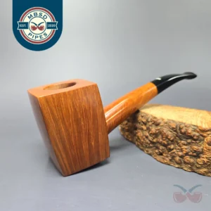 Baldo Baldi Smooth Panel Hawkbill Sitter Estate Briar Pipe, Italian Estates