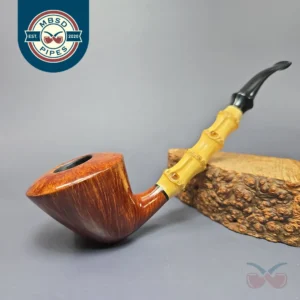 Smio Satou Smooth Dublin w/ Bamboo Estate Briar Pipe, Japanese Estates