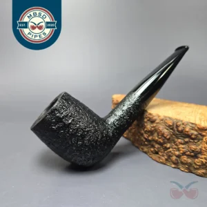 BriarWorks Classic C22 Dark Sandblasted Billiard Estate Briar Pipe, American Estates