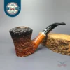 Mauro Armellini XL Rusticated Dublin Sitter w/ Silver Estate Briar Pipe, Italian Estates