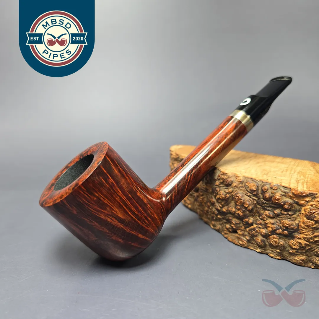 Il Ceppo (4) Smooth Lovat w/ Silver Estate Briar Pipe, Unsmoked