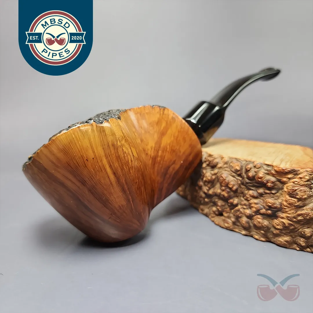 Holtorp Smooth Freehand Estate Briar Pipe, Danish Estates