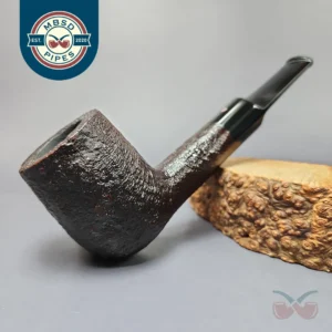 Ashton Pebble Grain ELX Sandblasted Billiard Estate Briar Pipe, English Estates