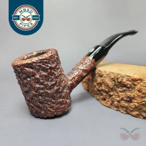 GBD Giant Rusticated Poker Estate Briar Pipe, English Estates