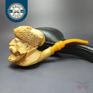 Sadik Yanik XL Hunter Estate Block Meerschaum Pipe, Turkish Estates
