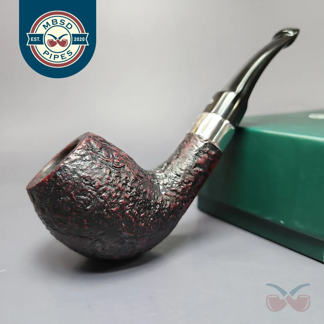 Peterson 2020 Sherlock Holmes Strand Sandblasted Egg Estate Briar Pipe, Irish Estates