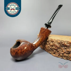 Jason Patrick Smooth Asymmetric Blowfish Estate Briar Pipe, American Estates