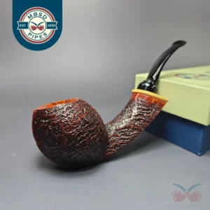 MBSD Briars Modern Masters 2 Sandblasted Blowfish w/ Boxwood Briar Pipe, New