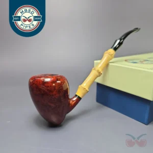 MBSD Briars Modern Masters 1 Smooth Peewit w/ Bamboo Briar Pipe, New