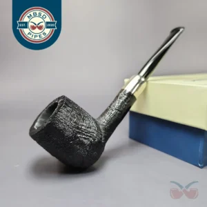 MBSD Briars Timeless Traditions 1 Sandblasted Billiard w/ Silver Handmade Briar Pipe, New