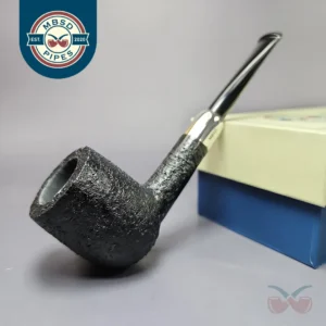 MBSD Briars Timeless Traditions 1 Sandblasted Billiard w/ Silver Handmade Briar Pipe, New