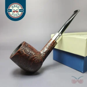 MBSD Briars Timeless Traditions 1 Sandblasted Billiard w/ Silver Handmade Briar Pipe, New