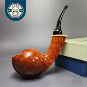 MBSD Briars Modern Masters 2 Smooth Blowfish w/ Boxwood Briar Pipe, New