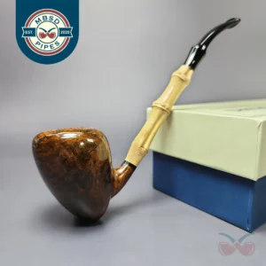 MBSD Briars Modern Masters 1 Smooth Peewit w/ Bamboo Briar Pipe, New