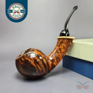 MBSD Briars Modern Masters 2 Smooth Blowfish w/ Boxwood Briar Pipe, New