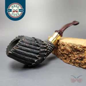 Moonlight Pipes "Brass-Necked Bird" Zulu Handmade Briar Pipe, New