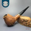 Rolando Negoita Walnut Carved Brandy w/Silver Estate Briar Pipe, American Estates