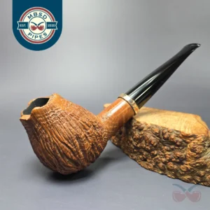 Rolando Negoita Walnut Carved Brandy w/Silver Estate Briar Pipe, American Estates