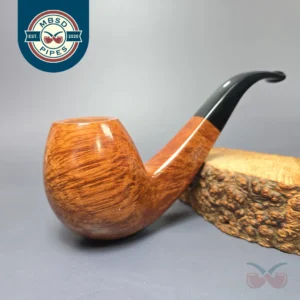 Castello "Castello" G Large Smooth Panel Shank Egg Estate Briar Pipe, Unsmoked