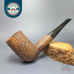 Orlik XL Rusticated Stack Billiard Estate Briar Pipe, English Estates