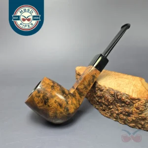 Comoy's 290 Smooth Panel Shank Billiard Estate Briar Pipe, Unsmoked