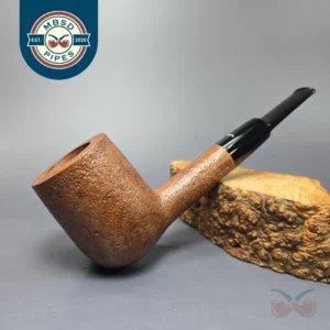 Caminetto Ascorti Radice Era Excellence Sandblasted Billiard Estate Briar Pipe, Unsmoked